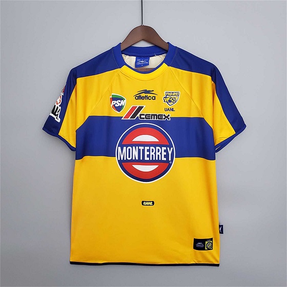 AAA Quality Tigres UANL01/02 Home Soccer Jersey